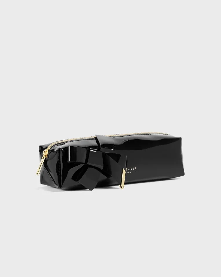 Nikara Knot Bow Brush Case Black
