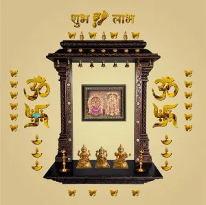 Om Swastik 20 Butterfly Golden Wall Mirrors|Acrylic Stickers|Mirrors|Wall Mirror Stickers|Wall Mirror Decor|Stickers for Wall|Sticker Mirror|Acrylic Mirror|Mirror for Wall|Mirror Stickers.183