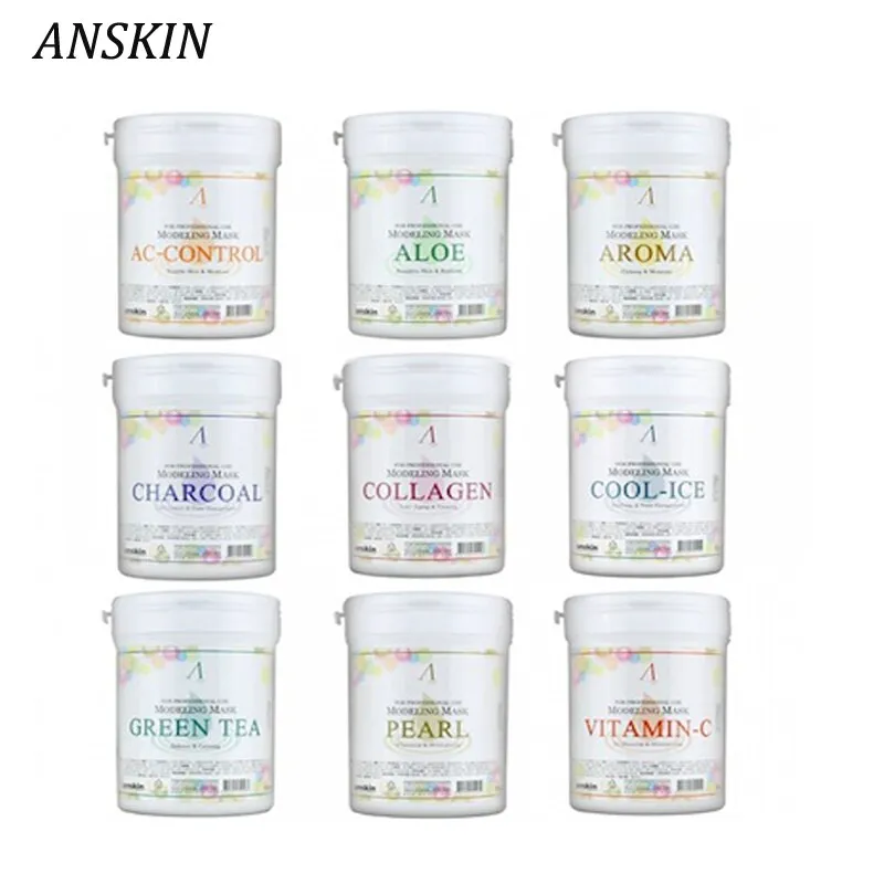 Pre-order ANSKIN Modeling Mask Powder 240g Anti Wrinkle Peel Off Mask Facial Mask Care Treatment Beauty Salon Equipment Korea Cosmetics