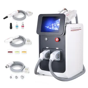 Professional  3 In 1 SHR Elight IPL Permanent Hair Removal YAG Laser Tattoo Remove SPA Beauty Device