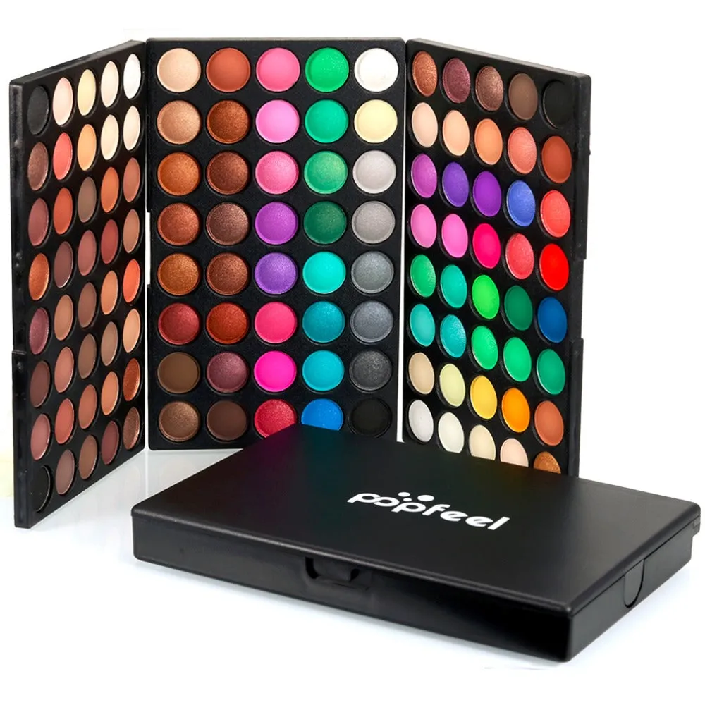 Professional Natural 120 Color Super Light Eye Shadow Palette Cosmetics Makeup Pallete Beauty Make Up Tool Eyeshadow Set