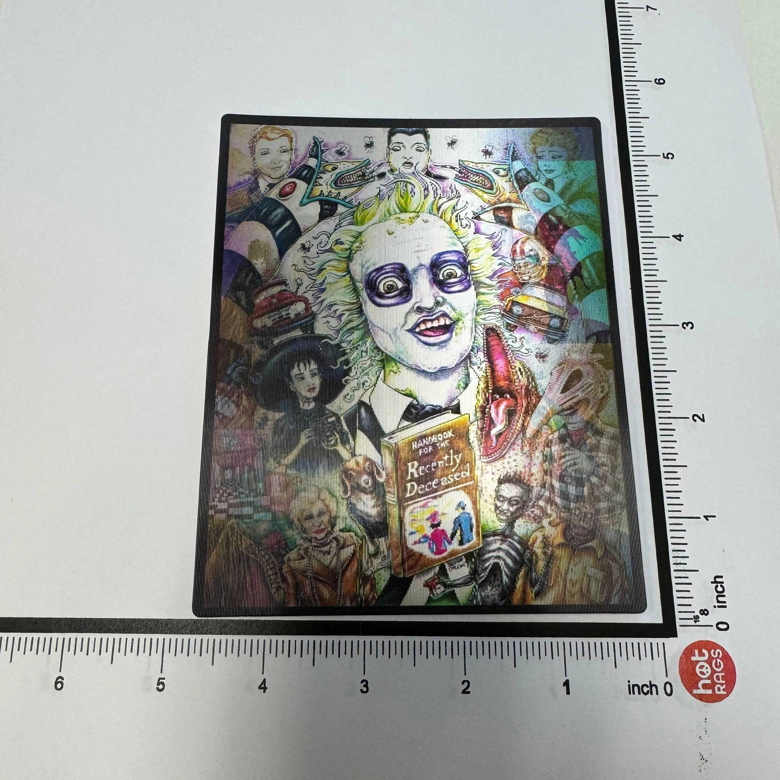 Sticker - 3D Beetlejuice 4 Square