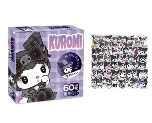 Sticker - Box Kuromi - 60pcs