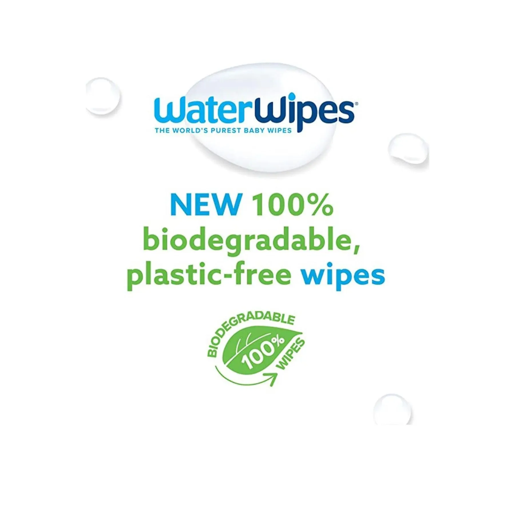 Textured   Biodegradable Clean Baby Wipes 60ct