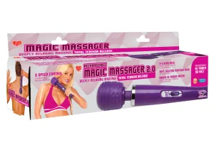 Tlc Rechargeable Magic Massager 2.0 Aqua 110v