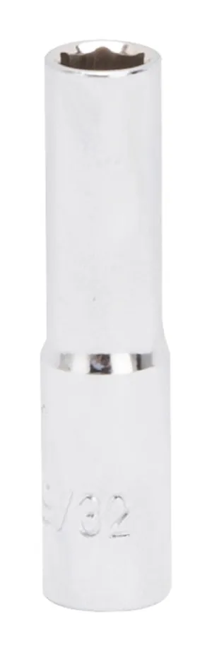 Vulcan MT6486070 Drive Socket, 9/32 in Socket, 1/4 in Drive, 6-Point, Chrome Vanadium Steel, Chrome :EA: QUANTITY: 1