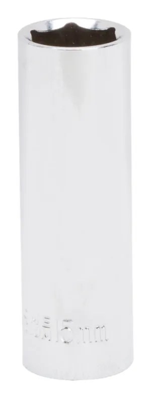 Vulcan MT6507032 Drive Socket, 15 mm Socket, 3/8 in Drive, 6-Point, Chrome Vanadium Steel, Chrome :EA: QUANTITY: 1