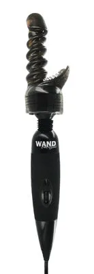 Wand Essentials Body Massager Black WAttachment 110v