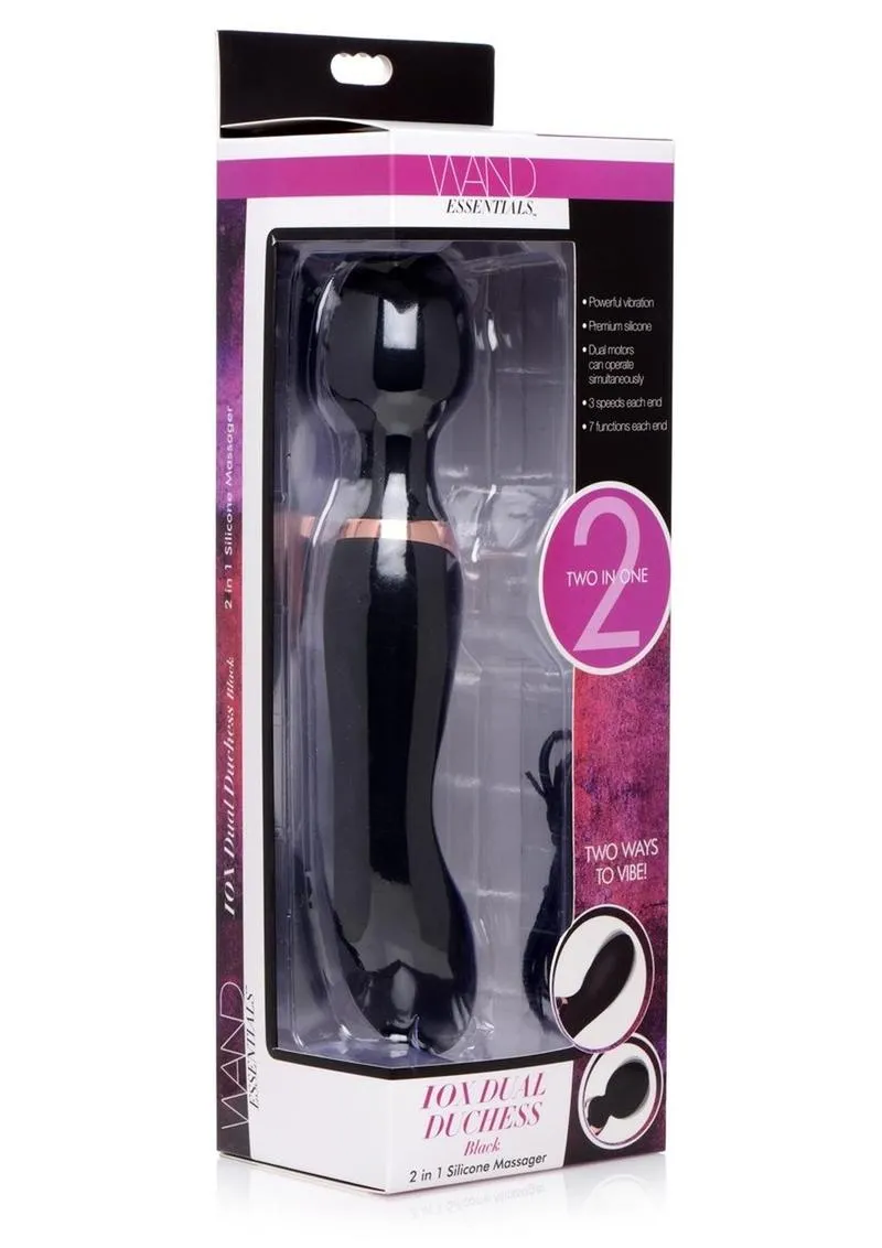 Wand Essentials Double Silicone Vibrating Wand Massager
