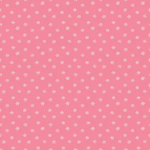 Yummy Scrummy Day - Pink Sugar Flowers by Belle & Boo for Michael Miller
