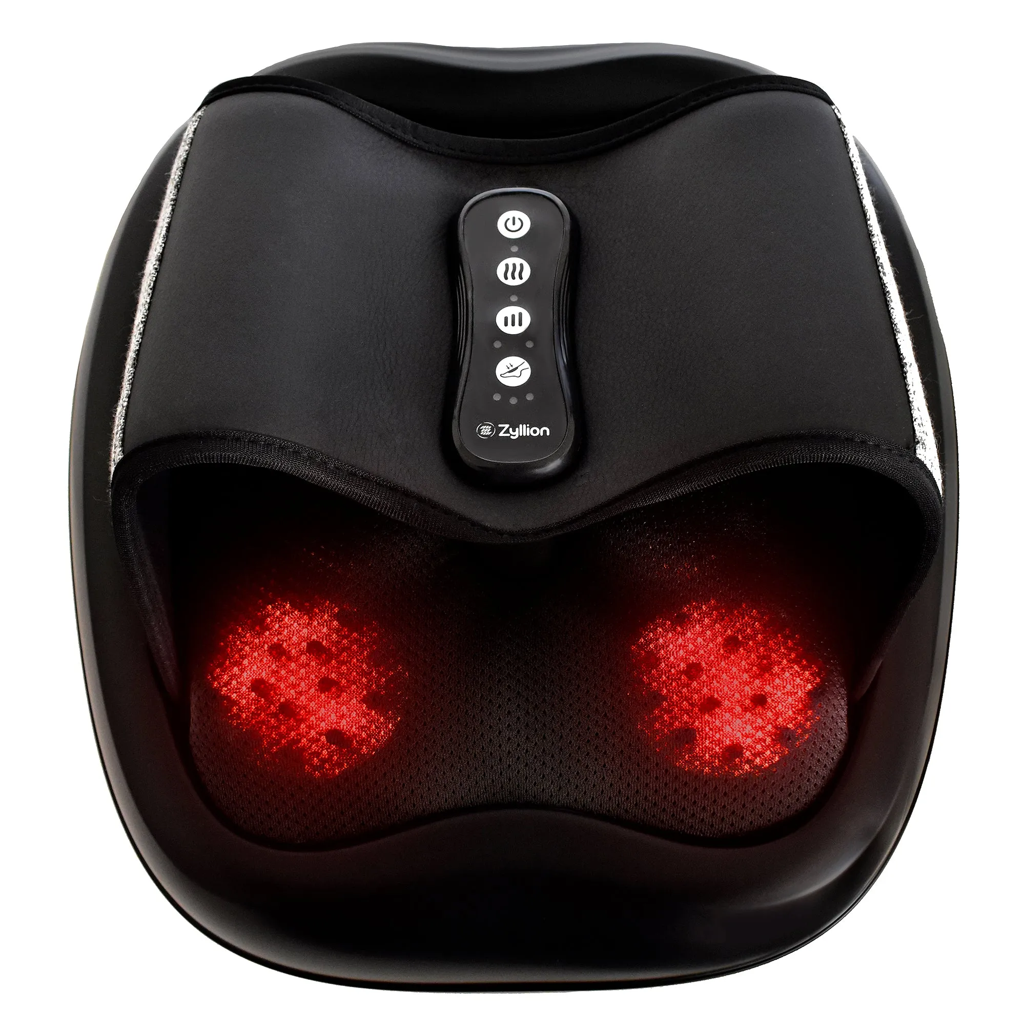 Zyllion Shiatsu Foot Massager with Heat, 2 Speeds and 3 Intensity Modes (ZMA-31)